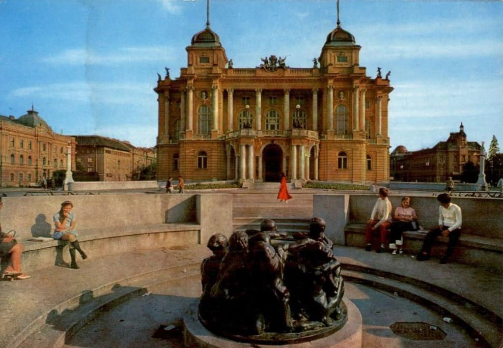 Hrvatsko narodno kazalište (HNK) 1973. godine. Zdenac života